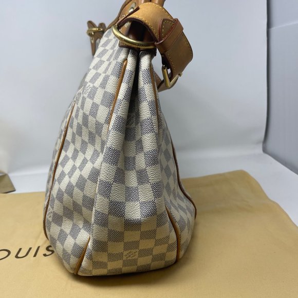 LOUIS VUITTON Damier Azur Galliera GM Shoulder Bag - Picture 8 of 16